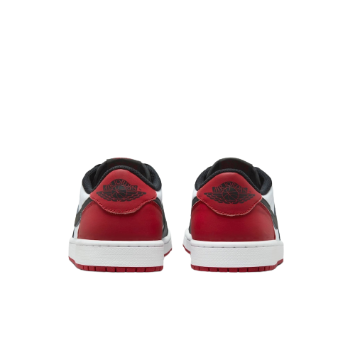 Tênis Air Jordan 1 Low "OG Black Toe" Vermelho / Preto