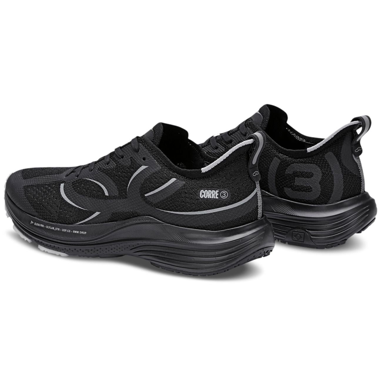 Tênis Olympikus Corre 3 Preto Preto