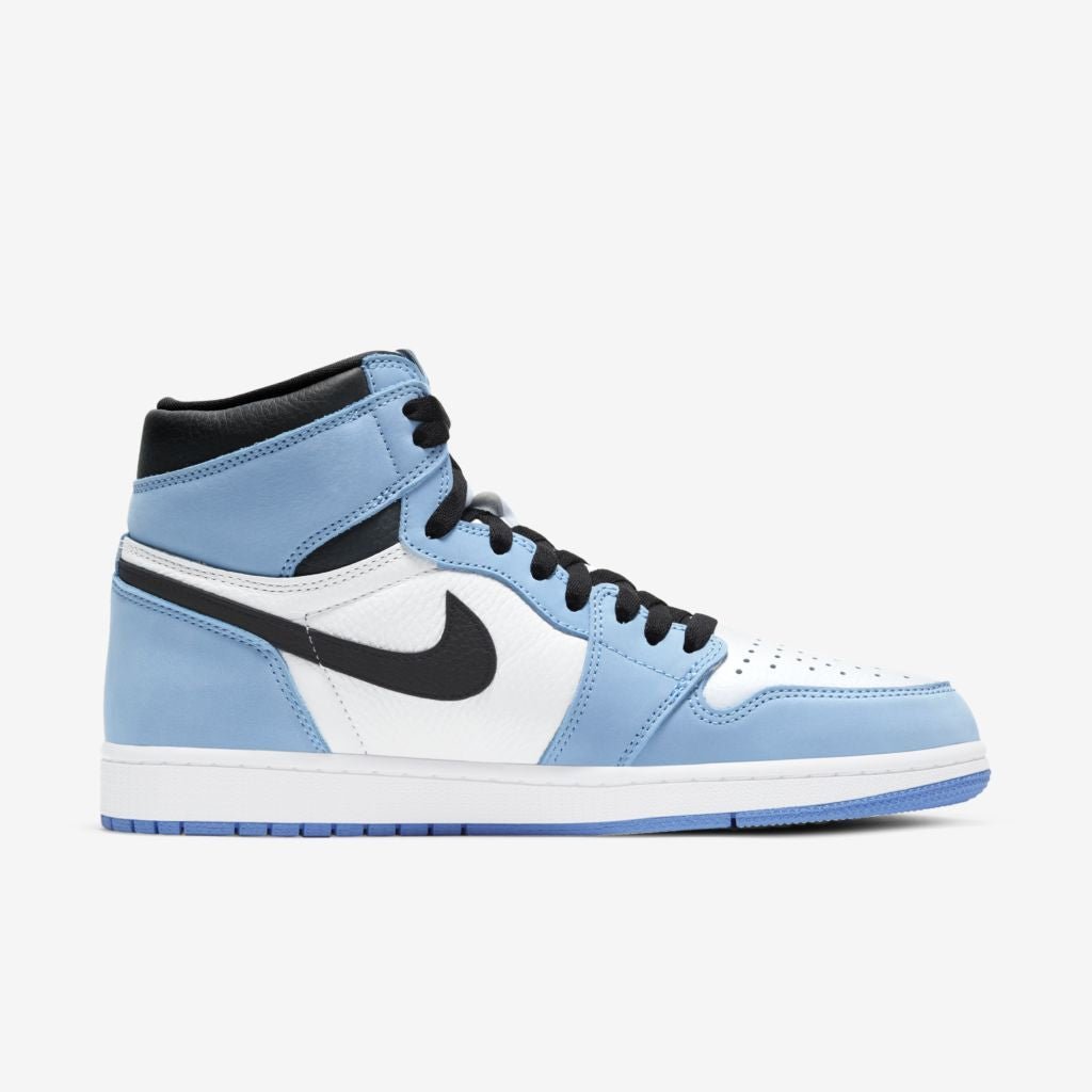 Tênis Air Jordan 1 High "UNC University Blue" Masculino Azul
