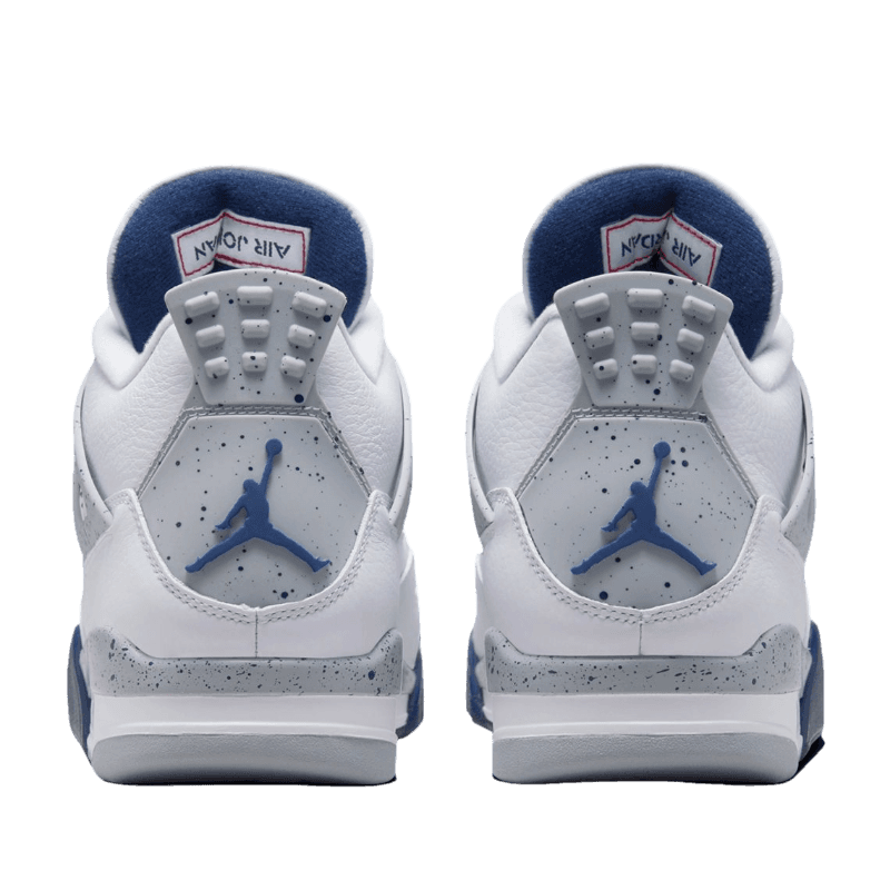 Tênis Air Jordan 4 "Midnight Navy" Branco / Azul
