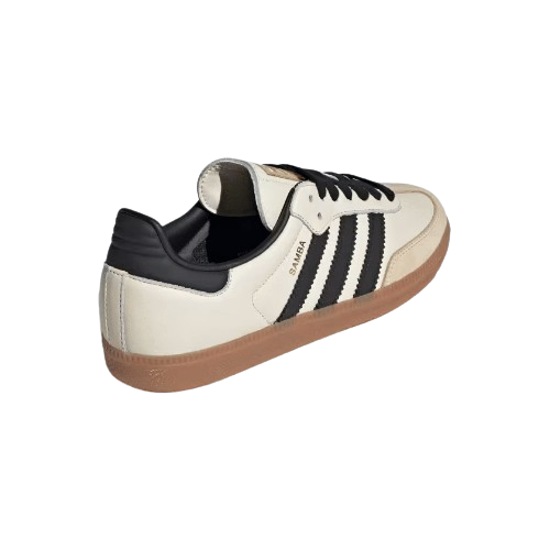 Tênis Adidas Samba OG "Cream White Core Black" Feminino Bege