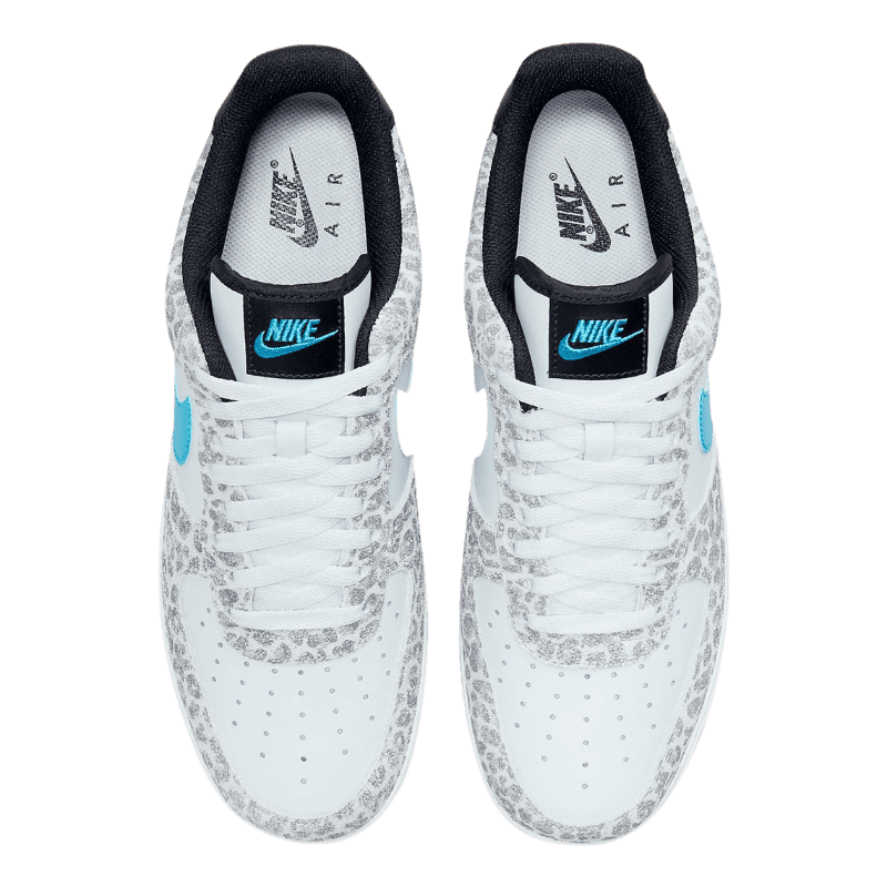 Tênis Air Force 1 "Leopard" Branco / Preto