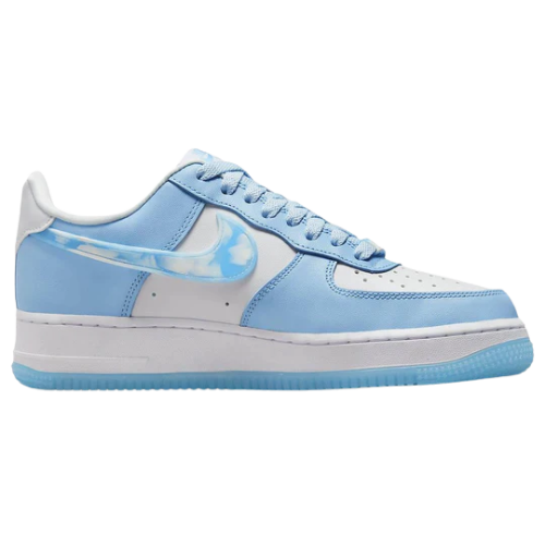 Tênis Air Force 1 "Nail Art" Branco / Azul
