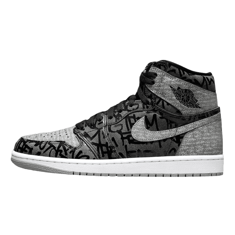 Tênis Air Jordan 1 High "Rebellionaire" Masculino Preto / Cinza