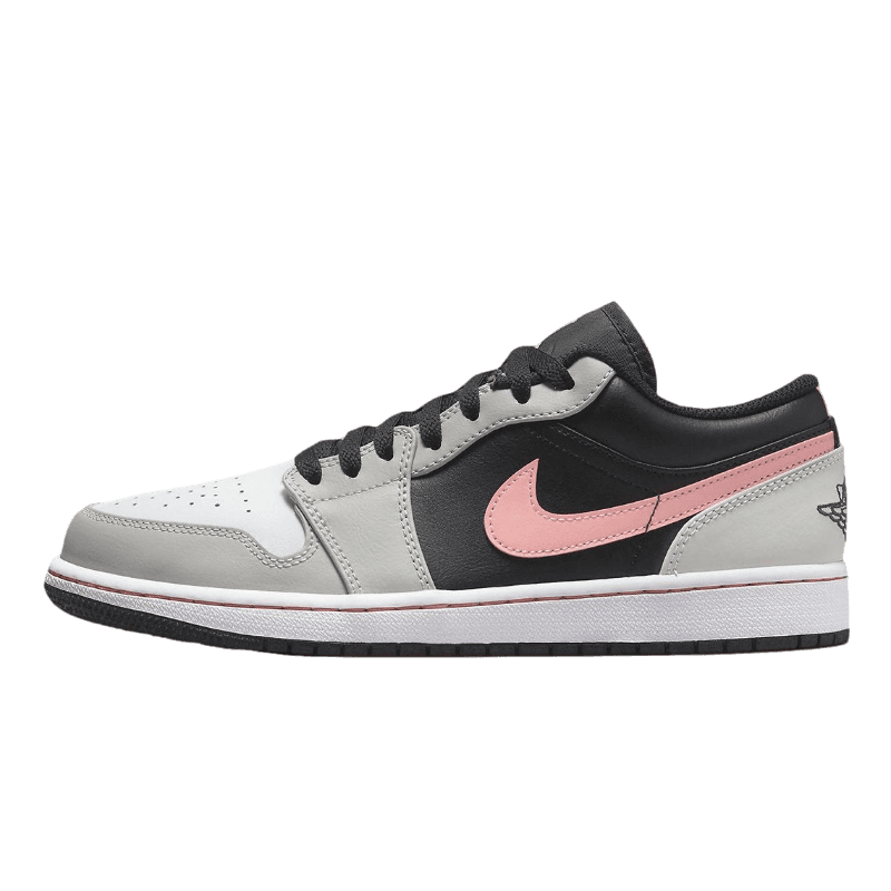 Tênis Air Jordan 1 Low Black "Grey Pink" Preto / Cinza