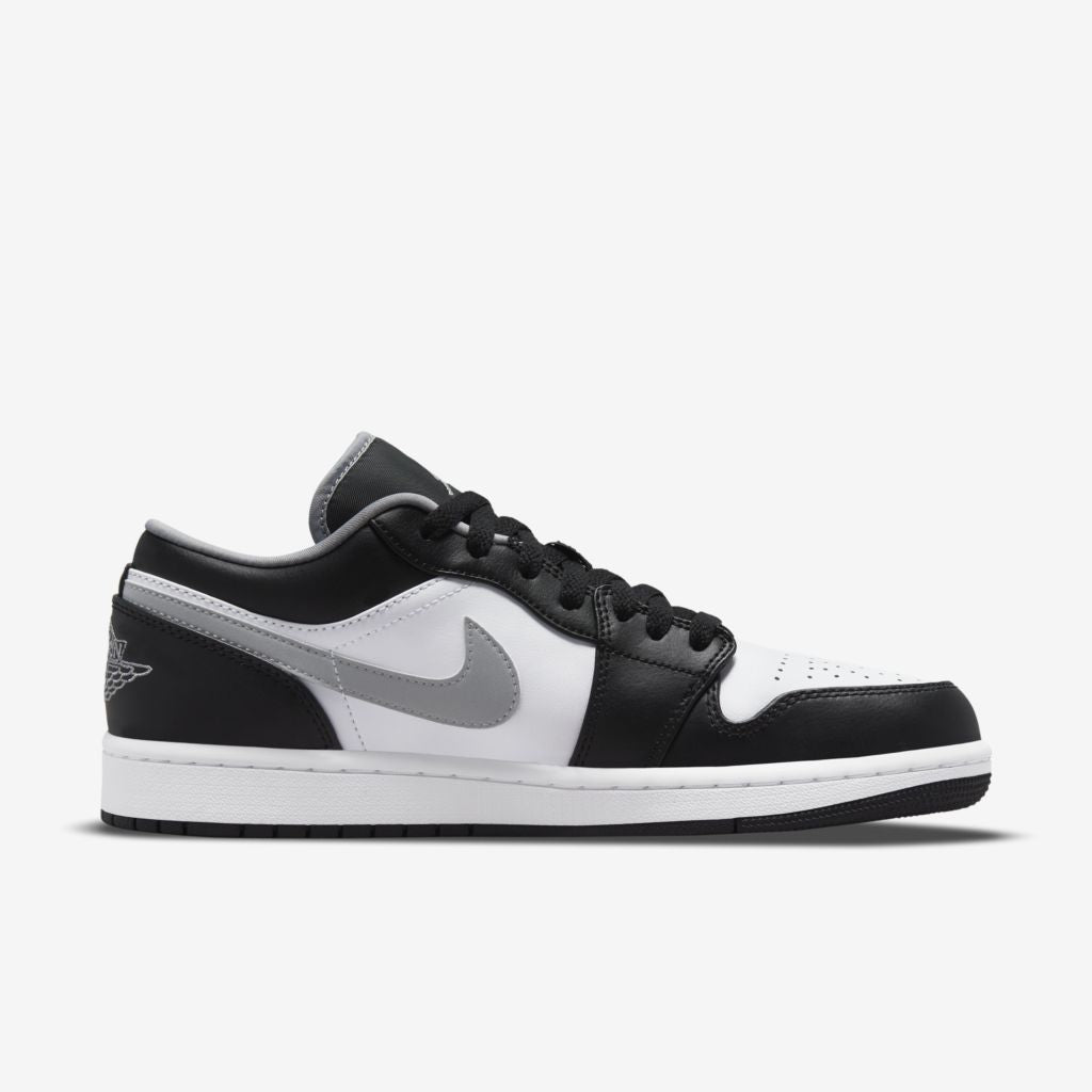 Tênis Air Jordan 1 Low "Black Medium Grey" Preto / Branco