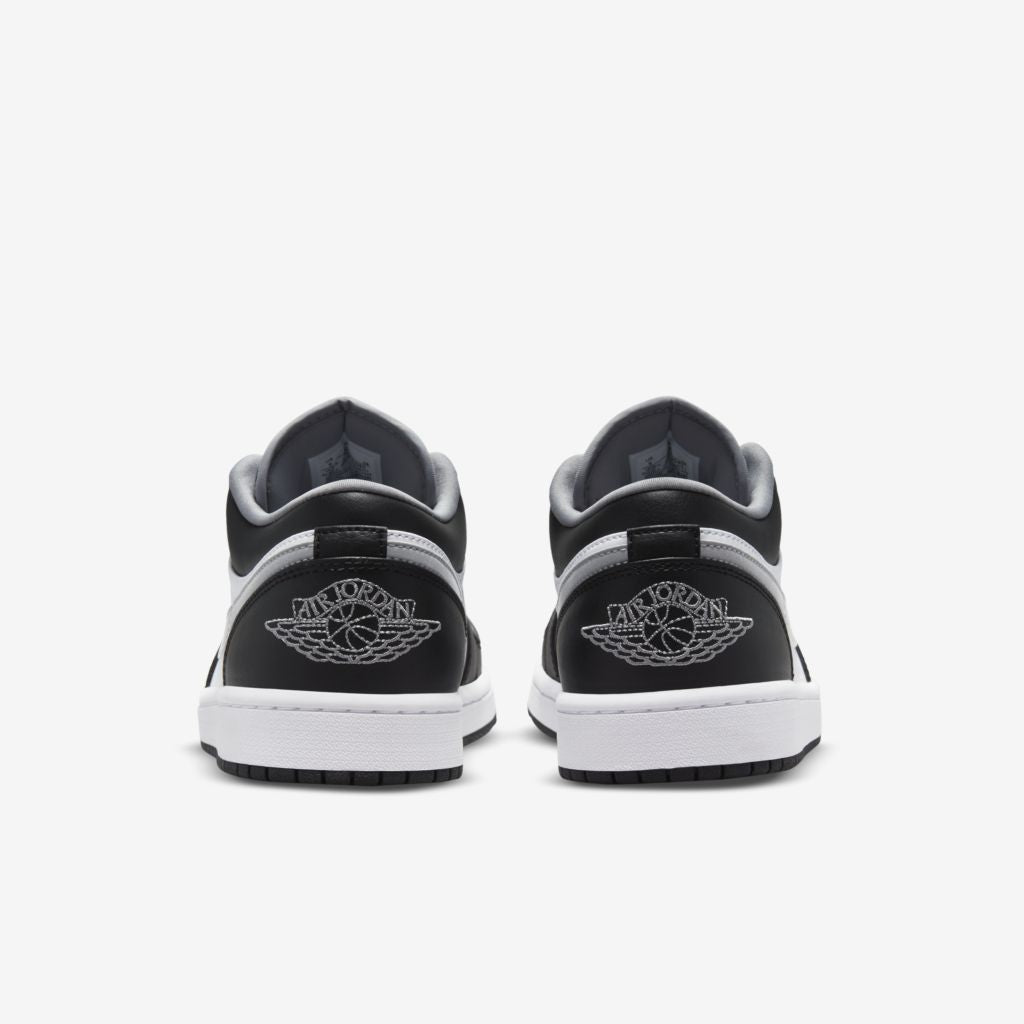 Tênis Air Jordan 1 Low "Black Medium Grey" Preto / Branco