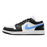 Tênis Air Jordan 1 Low "Black University Blue" Preto / Azul