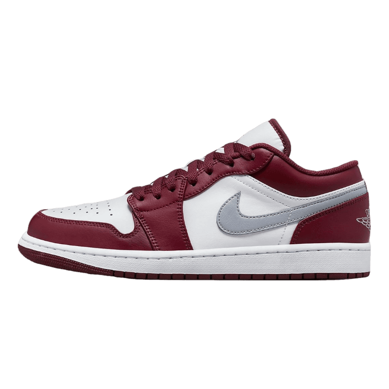 Tênis Air Jordan 1 Low "Bordeaux" Vinho / Branco