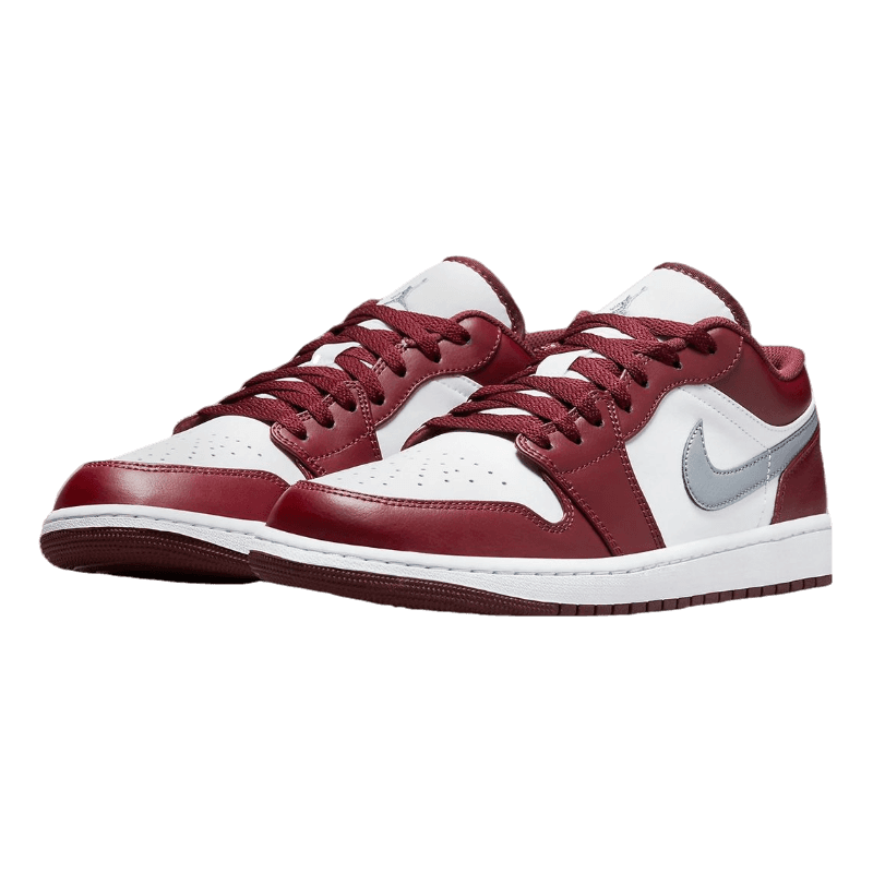 Tênis Air Jordan 1 Low "Bordeaux" Vinho / Branco