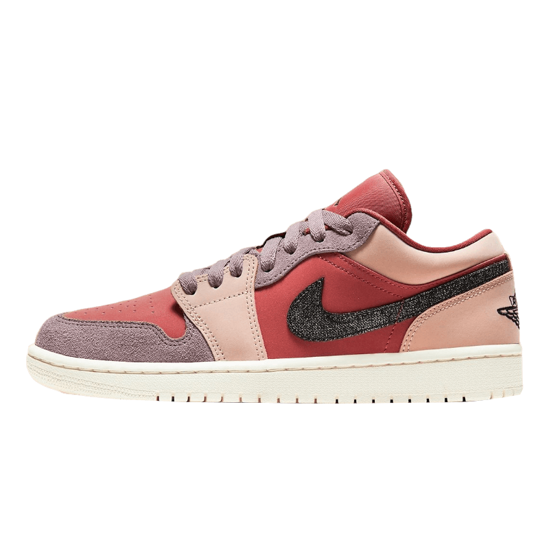 Tênis Air Jordan 1 Low "Canyon Rust" Rosa / Vermelho