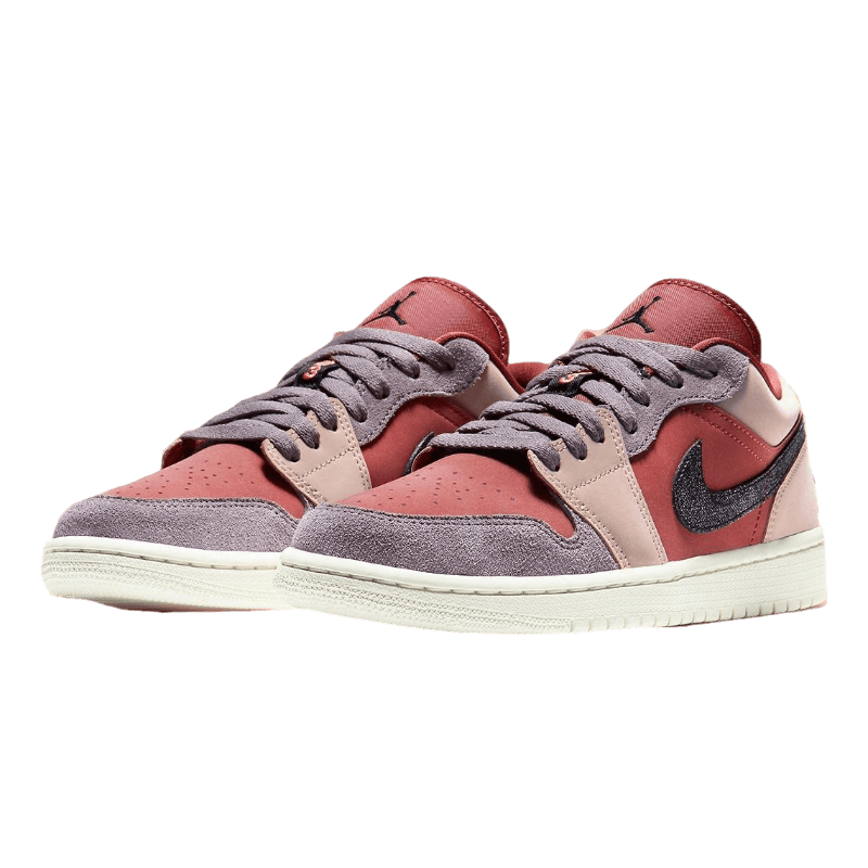 Tênis Air Jordan 1 Low "Canyon Rust" Rosa / Vermelho