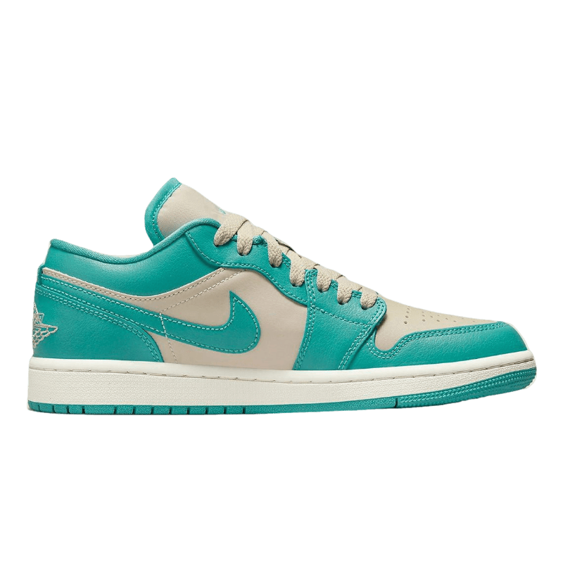Tênis Air Jordan 1 Low "Green Teal" Verde