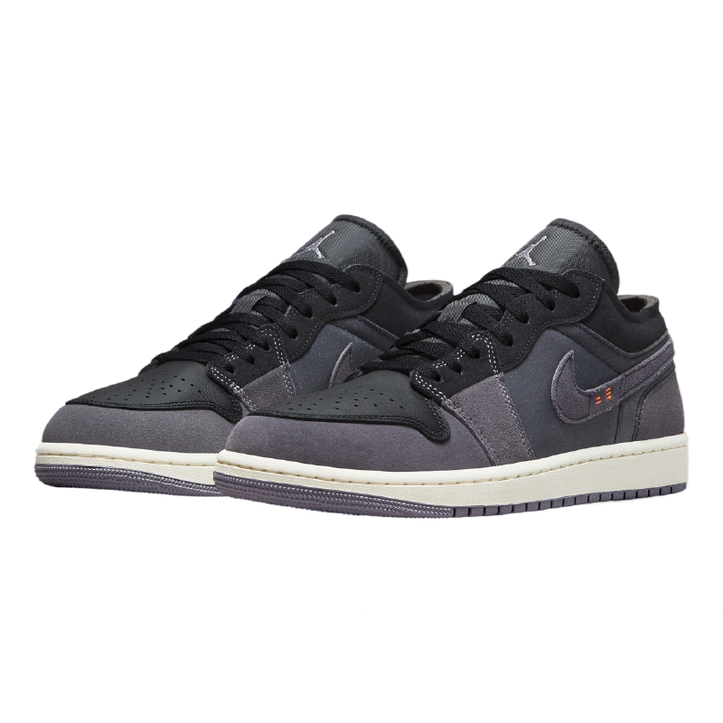 Tênis Air Jordan 1 Low "Inside Out Black" Cinza