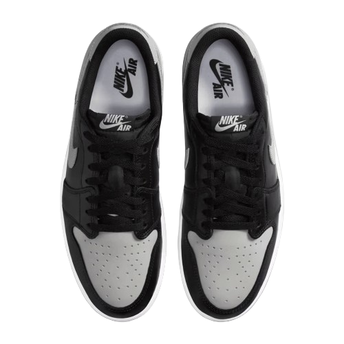 Tênis Air Jordan 1 Low OG "Shadow" Preto / Cinza