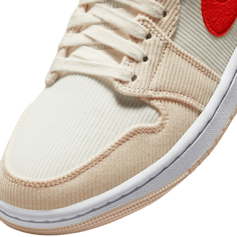 Tênis Air Jordan 1 Mid "Corduroy Sail" Feminino