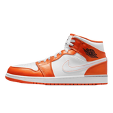 Tênis Air Jordan 1 Mid "Electro Orange" Laranja