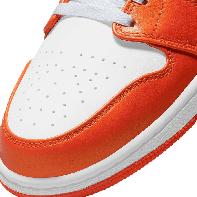 Tênis Air Jordan 1 Mid "Electro Orange" Laranja