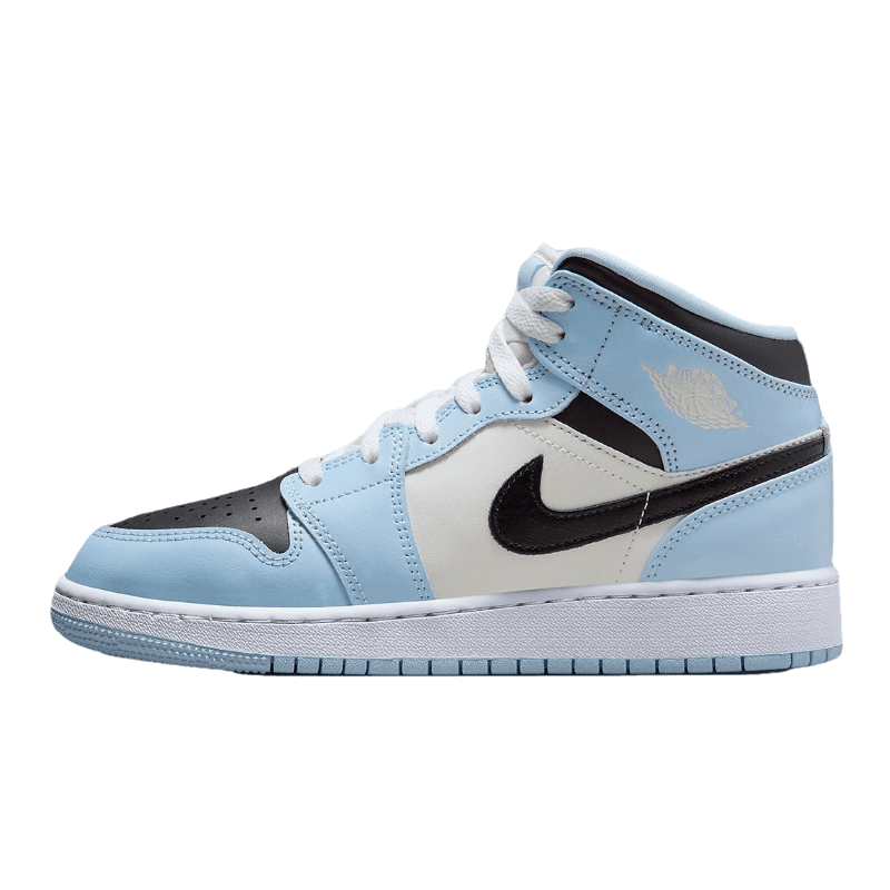 Tênis Air Jordan 1 Mid "Ice Blue" Feminino Azul