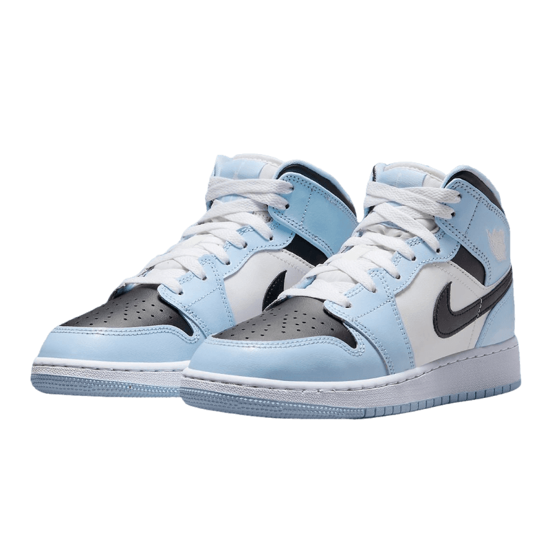 Tênis Air Jordan 1 Mid "Ice Blue" Feminino Azul