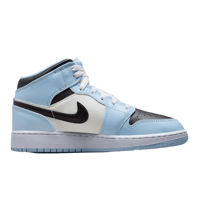 Tênis Air Jordan 1 Mid "Ice Blue" Feminino Azul