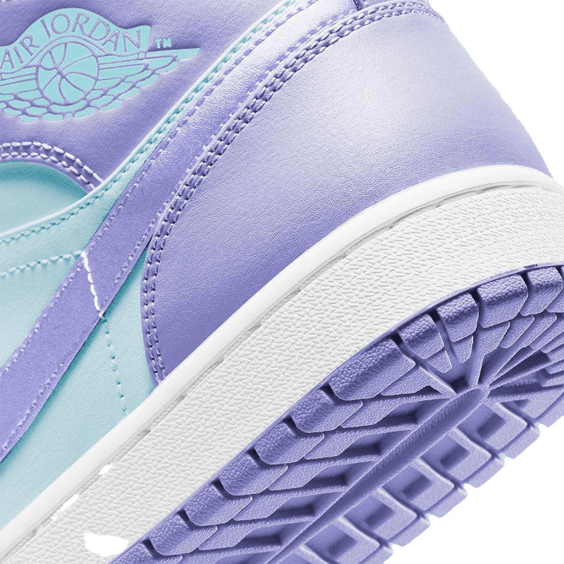 Tênis Air Jordan 1 Mid "Purple Aqua" Masculino Azul / Roxo