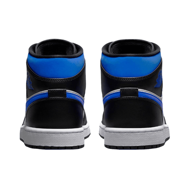 Tênis Air Jordan 1 Mid "Racer Blue" Masculino Preto / Azul