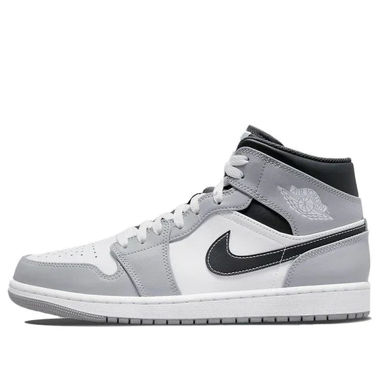 Tênis Air Jordan 1 Mid "Smoke Grey" Masculino Cinza