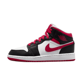 Tênis Air Jordan 1 Mid "Very Berry" Feminino Preto / Rosa