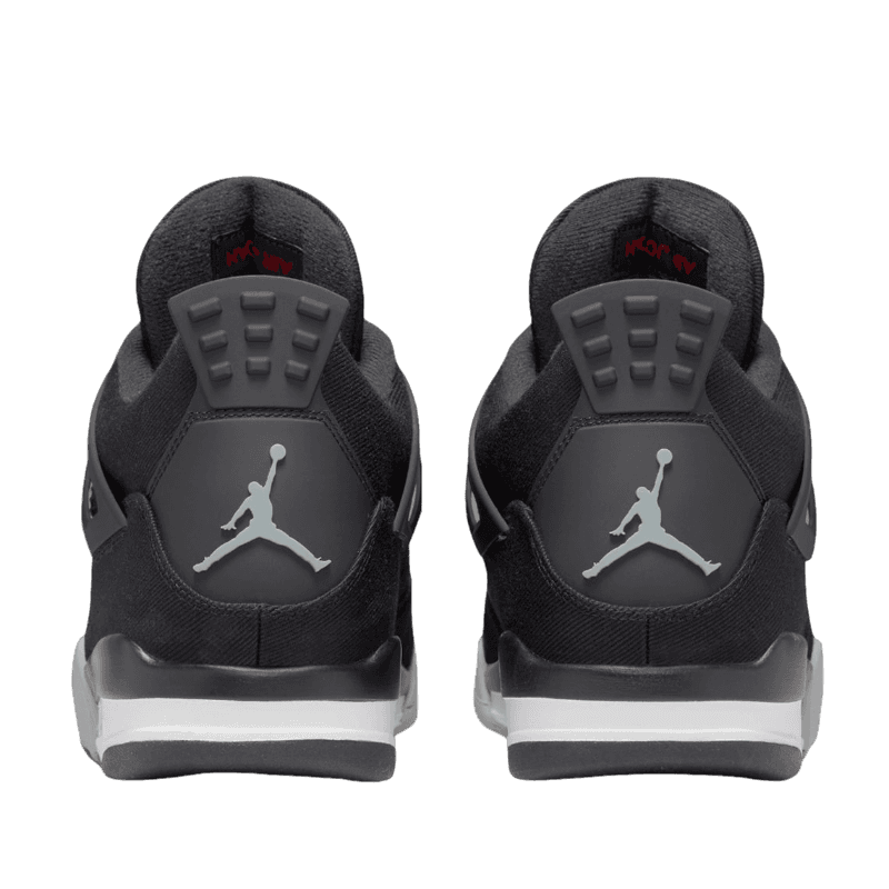 Tênis Air Jordan 4 "Black Canvas" Preto