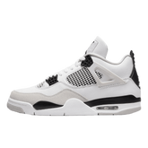 Tênis Air Jordan 4 "Military Black" Branco / Preto