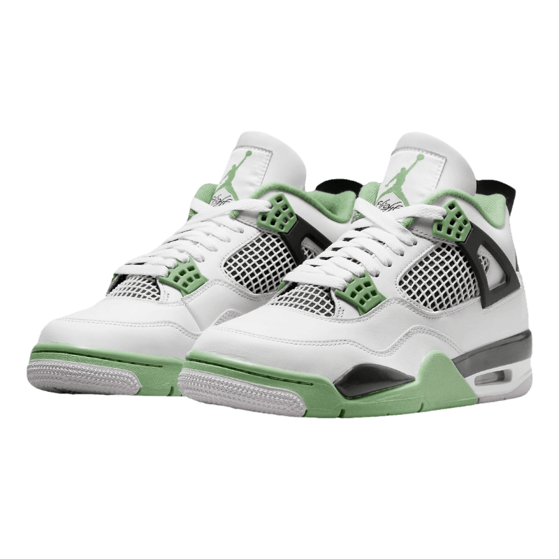 Tênis Air Jordan 4 "Oil Green" Branco / Verde