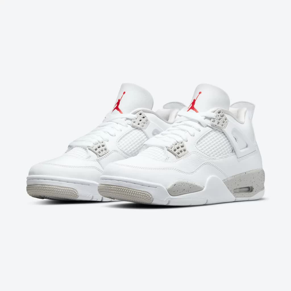 Tênis Air Jordan 4 "White Oreo" Branco
