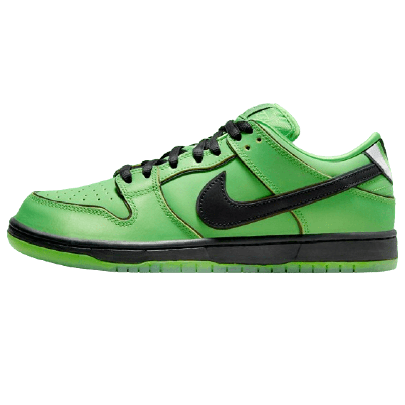 Tênis Dunk Low SB x Meninas "Super Poderosas Docinho" Verde