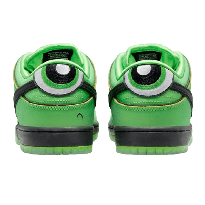 Tênis Dunk Low SB x Meninas "Super Poderosas Docinho" Verde