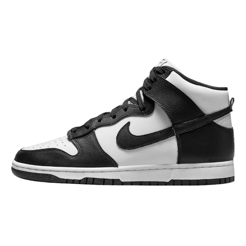 Tênis Dunk High "Black White" Feminino Preto / Branco