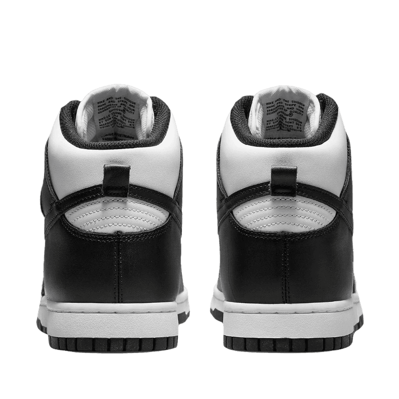 Tênis Dunk High "Black White" Feminino Preto / Branco