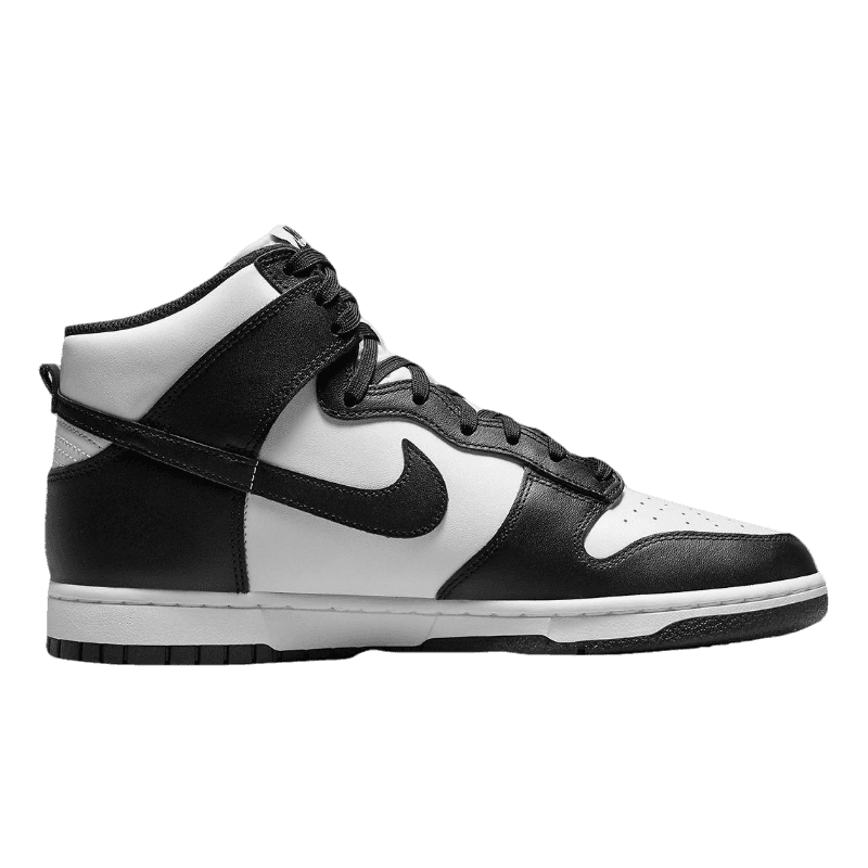 Tênis Dunk High "Black White" Feminino Preto / Branco