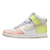Tênis Dunk High "Lemon Twist" Feminino Branco