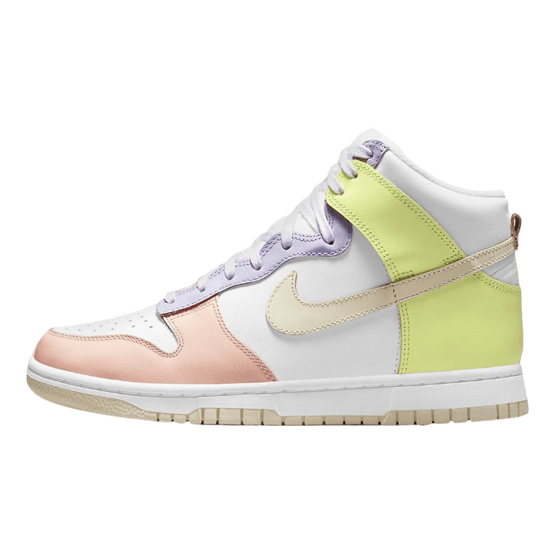 Tênis Dunk High "Lemon Twist" Feminino Branco