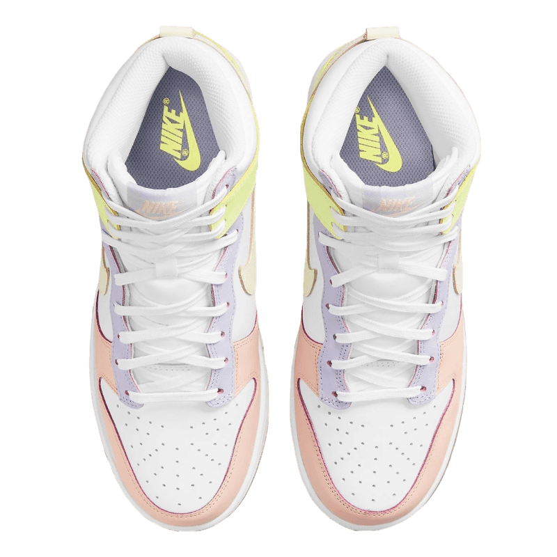 Tênis Dunk High "Lemon Twist" Feminino Branco