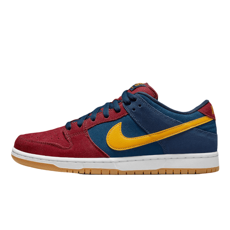 Tênis Dunk Low "Barcelona" Masculino Vermelho / Azul