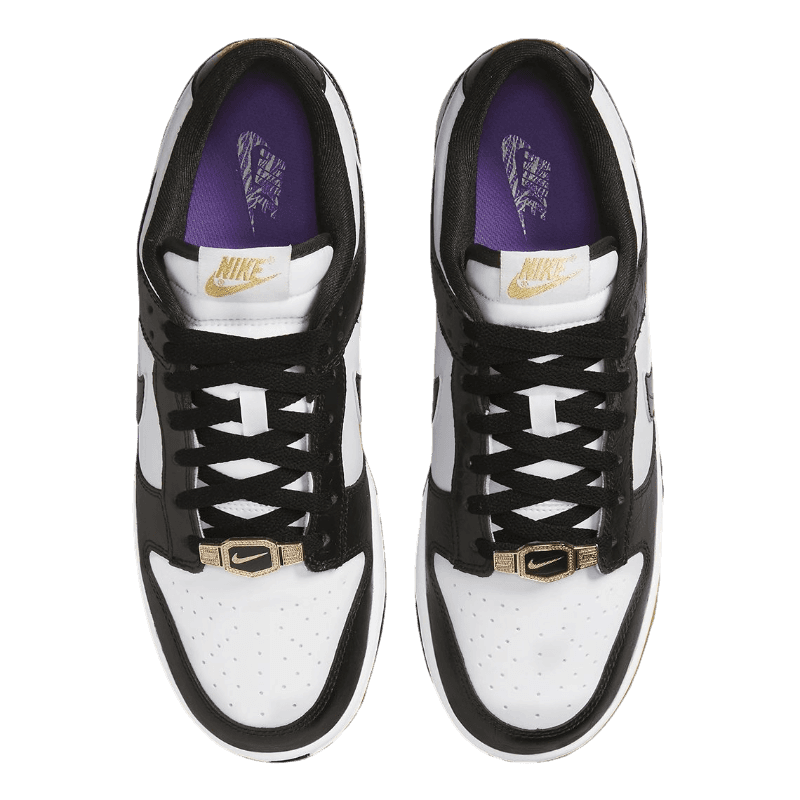 Tênis Dunk Low "Black World Champ" Masculino Preto / Branco