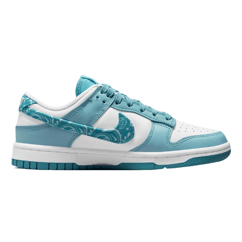 Tênis Dunk Low "Blue Paisley" Feminino Azul