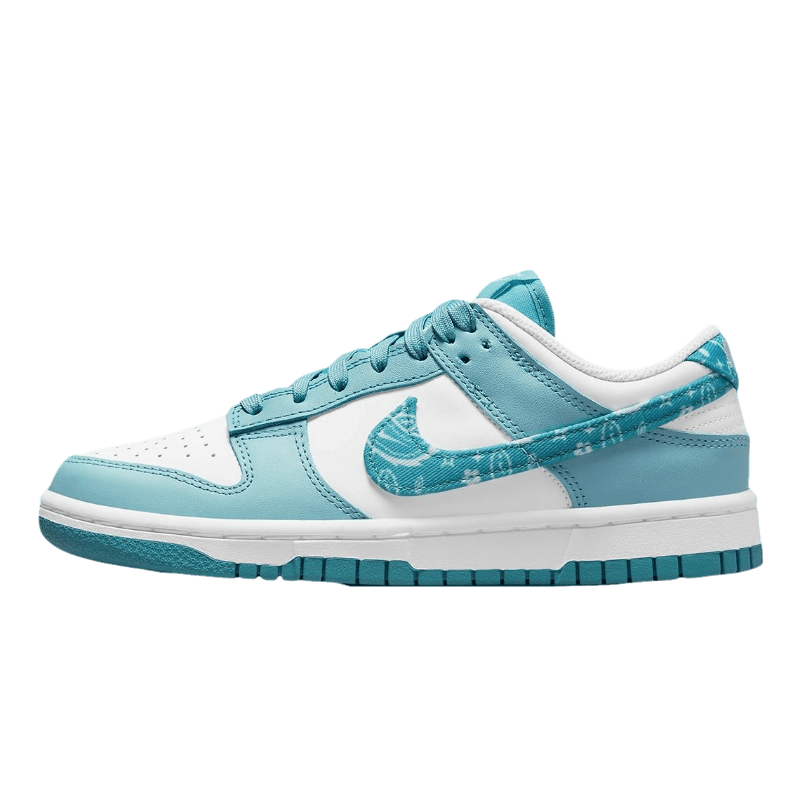 Tênis Dunk Low "Blue Paisley" Feminino Azul