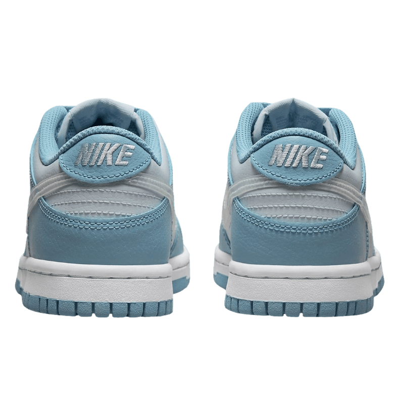 Tênis Dunk Low "Clear Swoosh Blue" Feminino Azul
