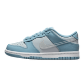 Tênis Dunk Low "Clear Swoosh Blue" Feminino Azul