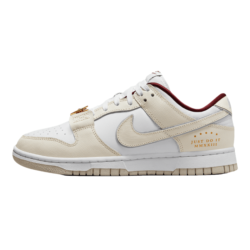 Tênis Dunk Low Just Do It "White Phantom" Feminino Branco
