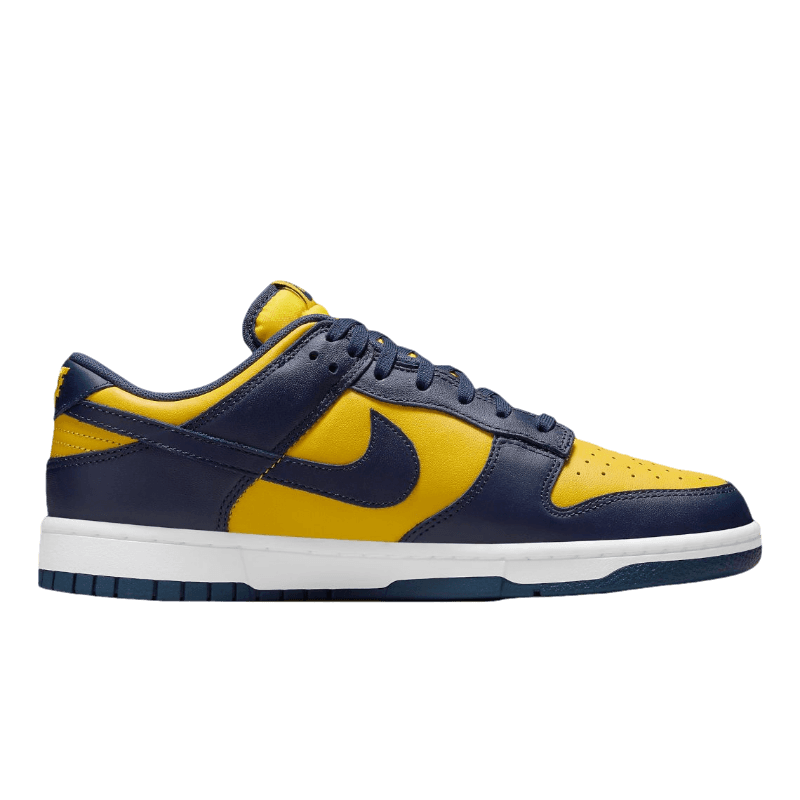 Tênis Dunk Low "Michigan" Masculino Azul / Amarelo