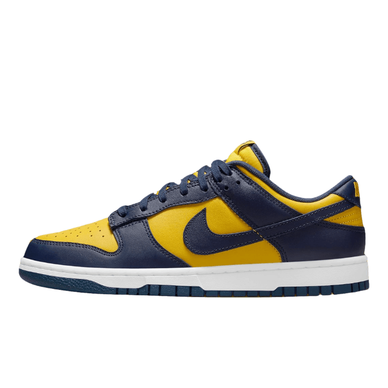Tênis Dunk Low "Michigan" Masculino Azul / Amarelo